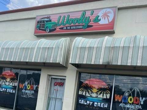 The storefront at Woody’s On The Boulevard